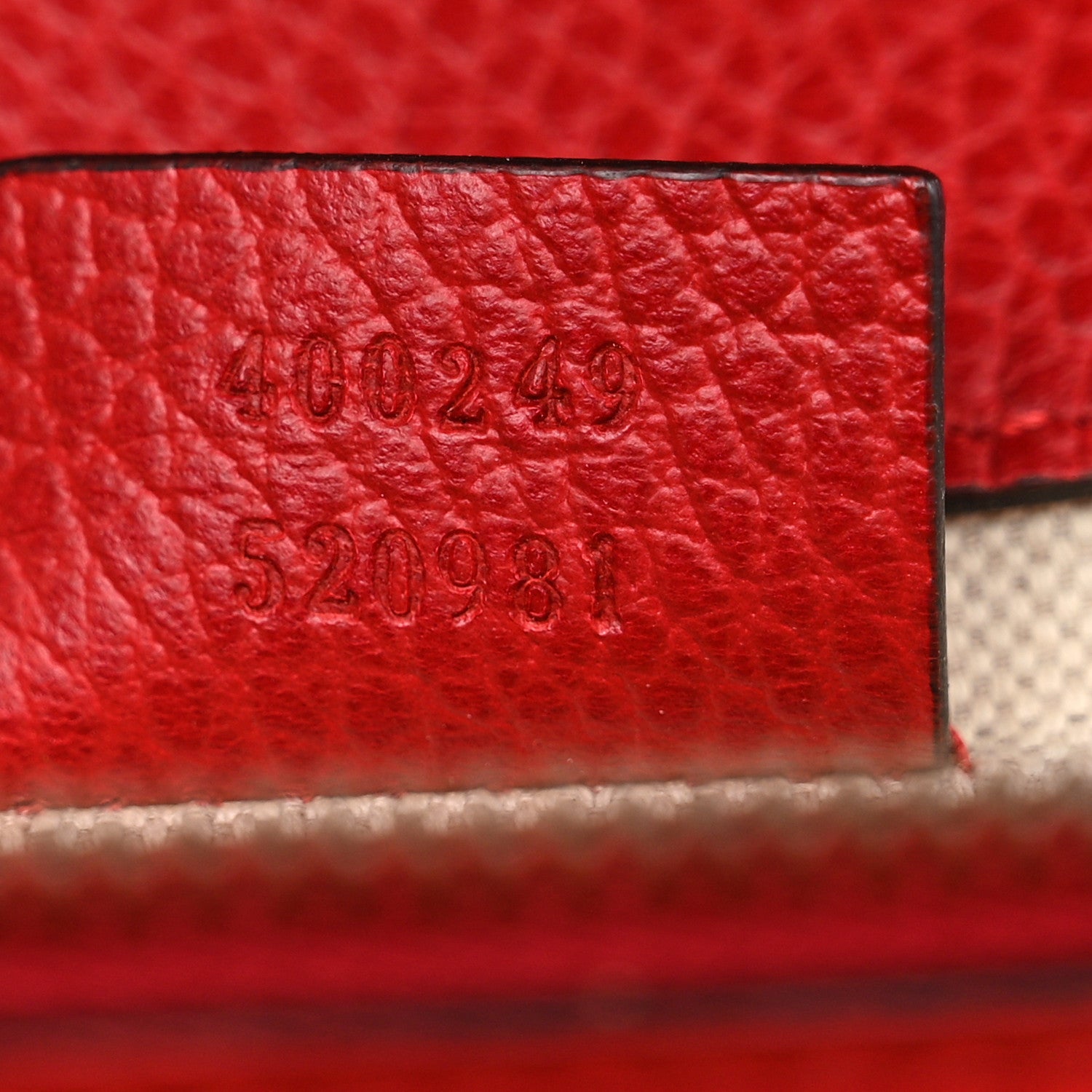 Gucci Dollar Calfskin Swarovski Crystal Small Dionysus Shoulder Bag Hibiscus Red 7 of 12