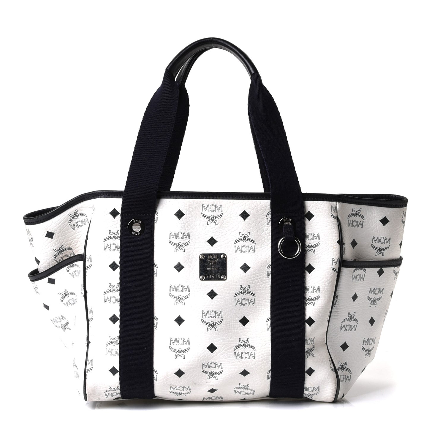 Visetos Tote White Black