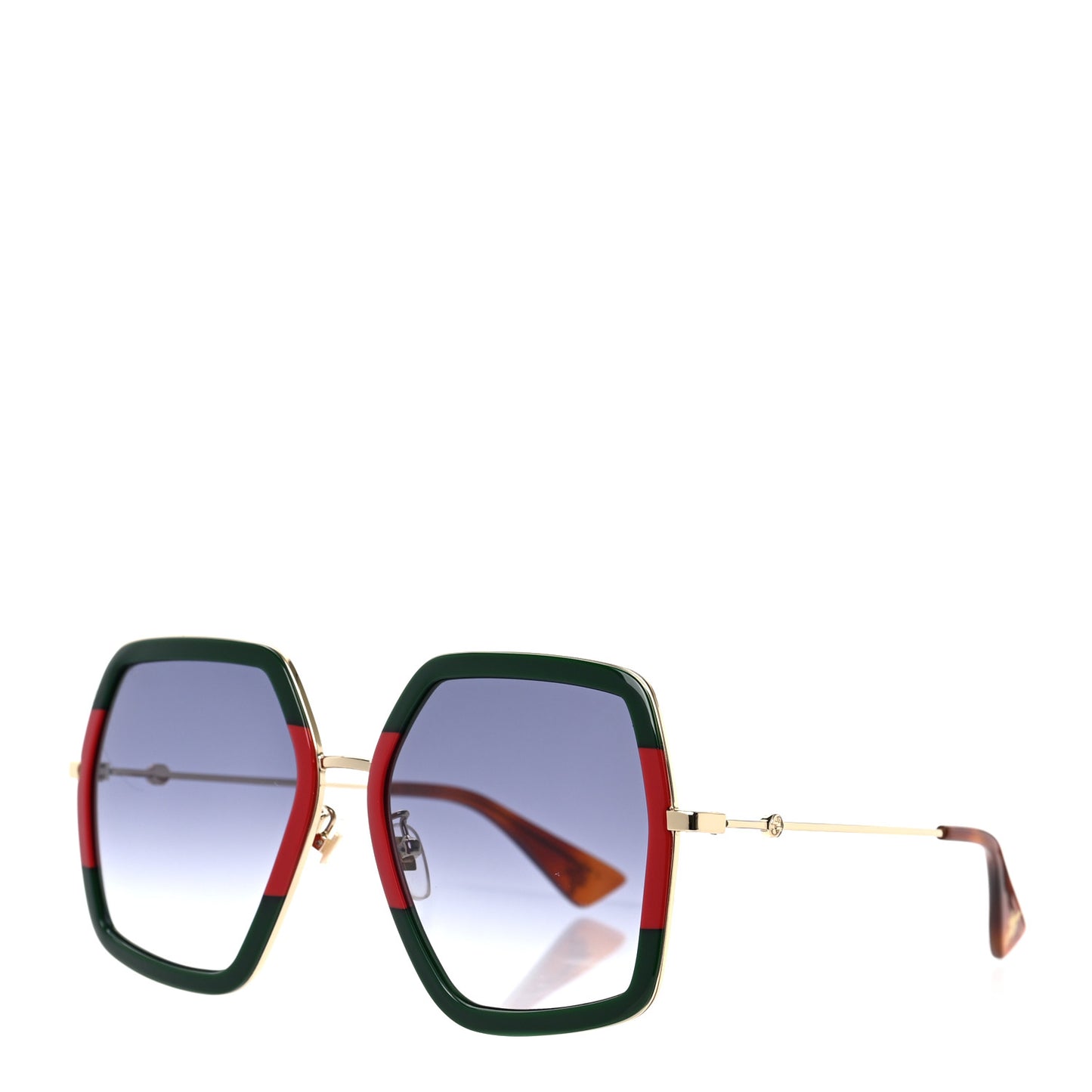 Square Frame Web GG0106S Sunglasses Tortoise