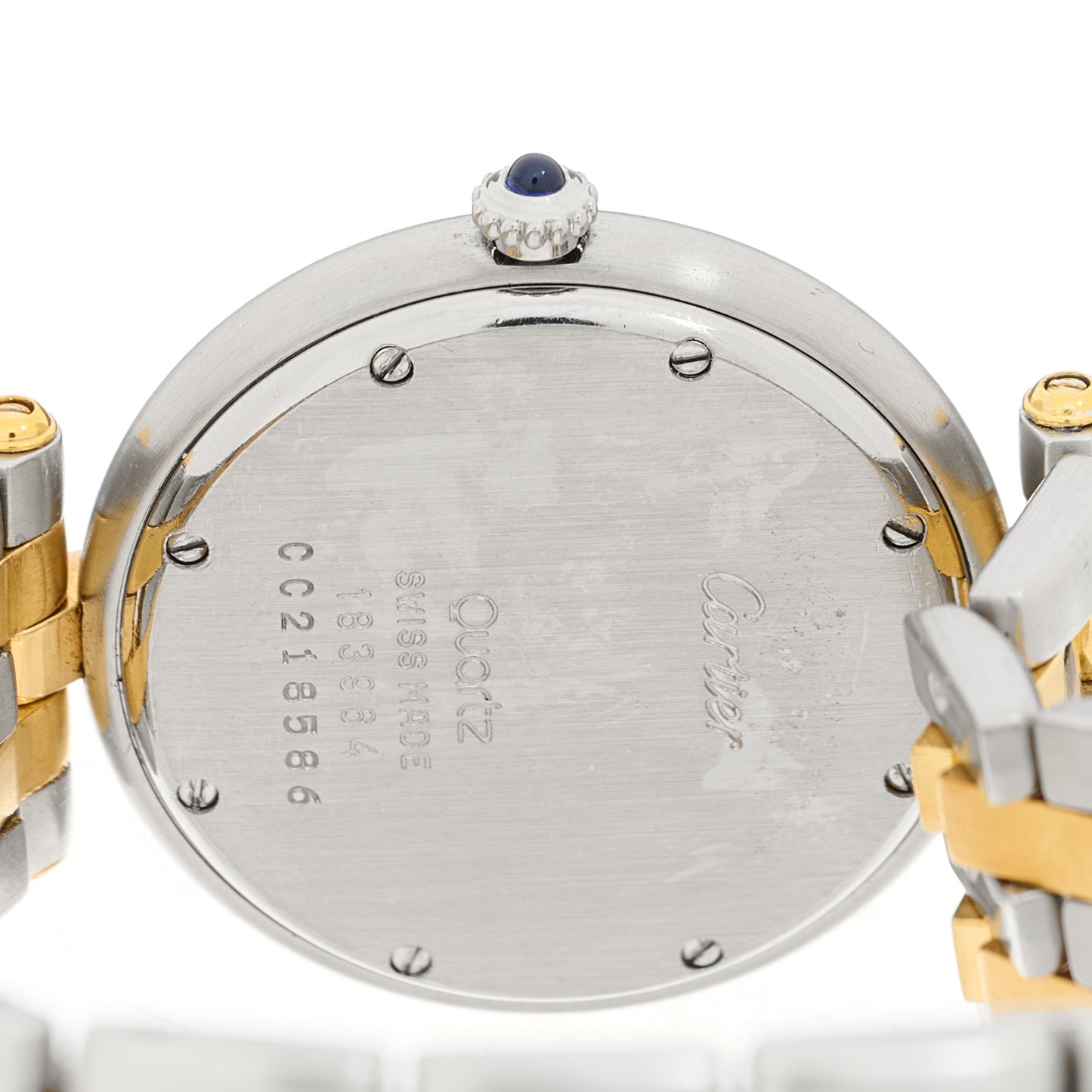 Stainless Steel 18K Yellow Gold 29mm Panthere Vendome Quartz Watch