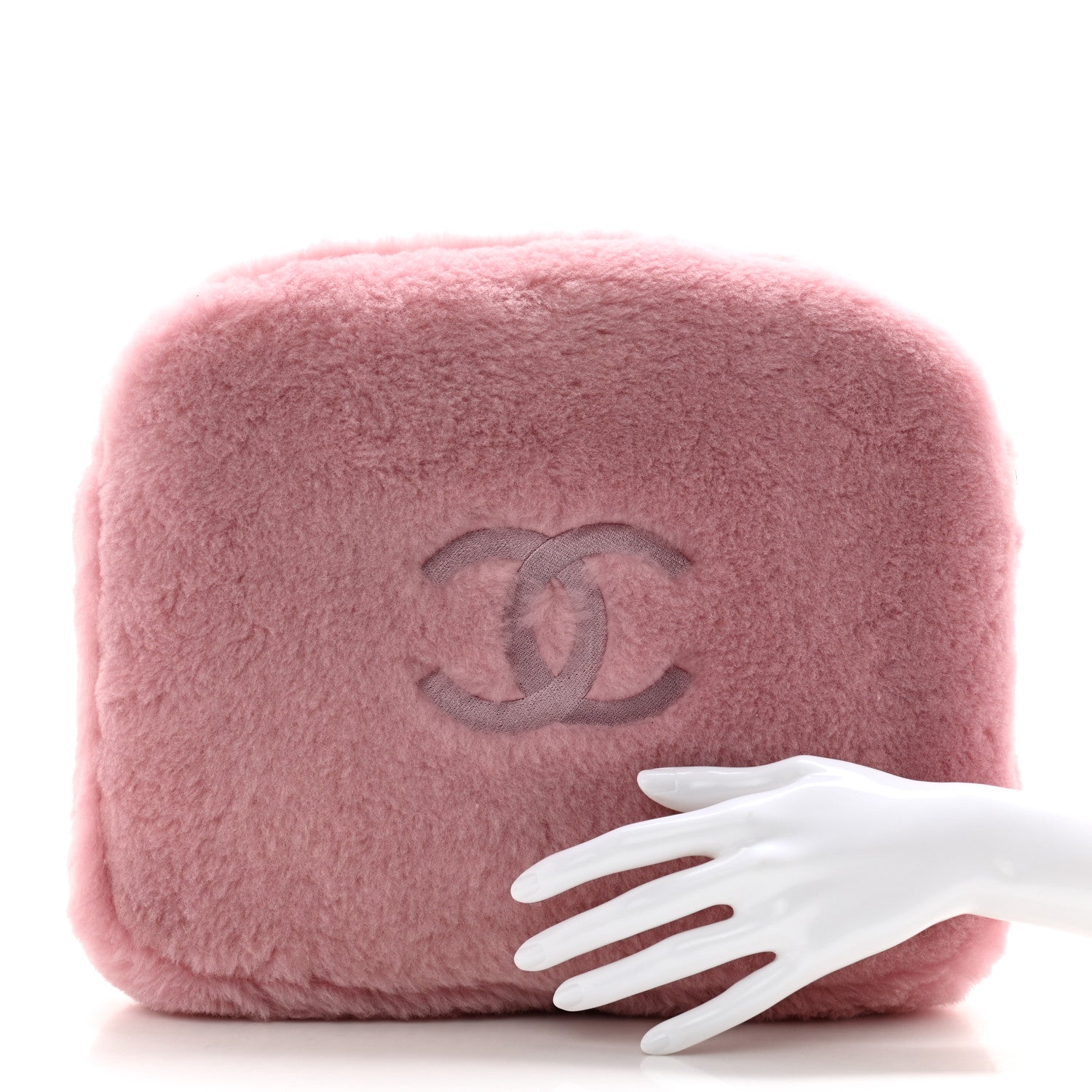 Chanel Shearling Lambskin CC Flat Mules 36 Pink 11 of 16