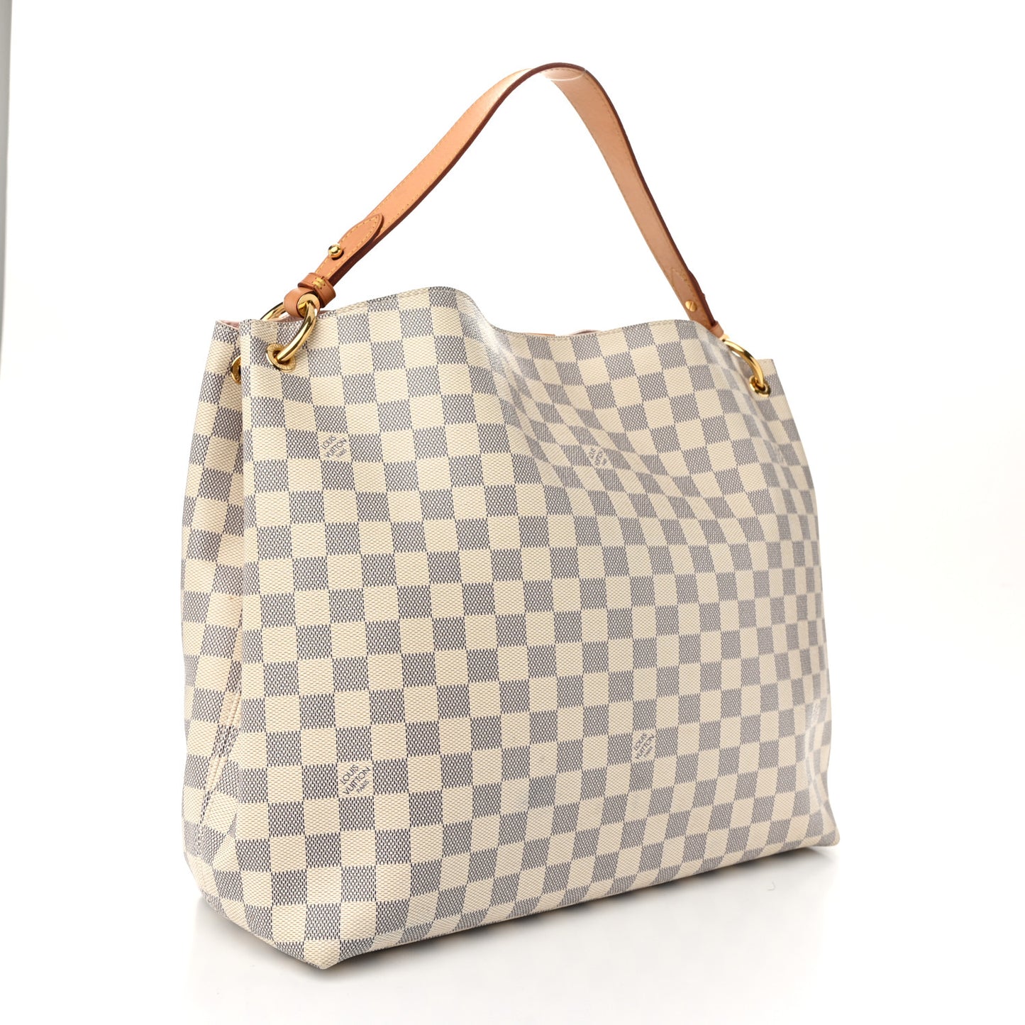 Damier Azur Graceful MM Rose Ballerine