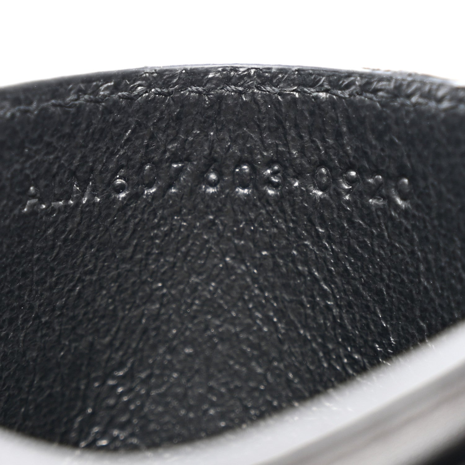 Saint Laurent Calfskin Tiny Cassandre Credit Card Case Black 7 of 8
