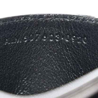 Saint Laurent Calfskin Tiny Cassandre Credit Card Case Black 7 of 8