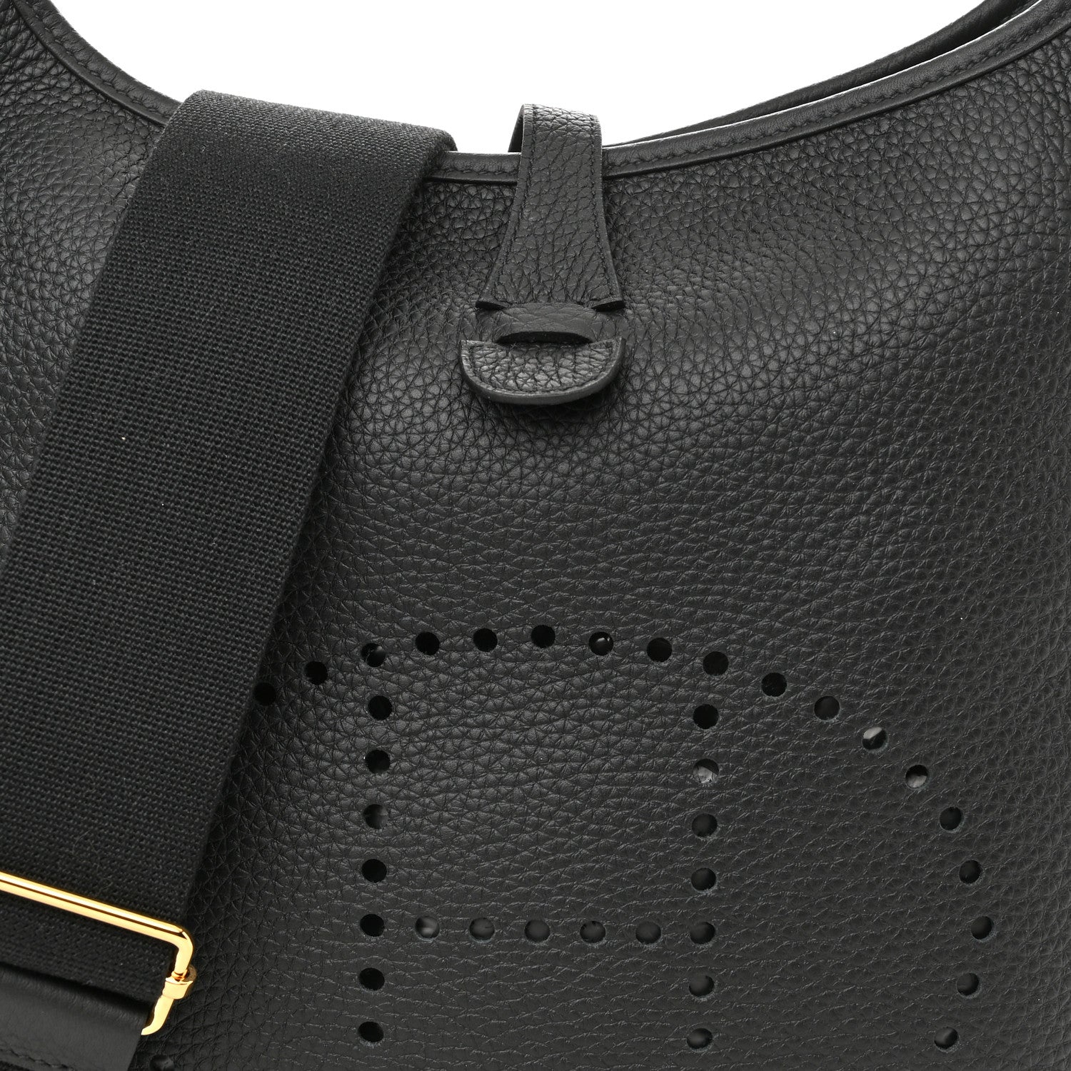 Hermes Taurillon Clemence Evelyne III PM Black 8 of 11