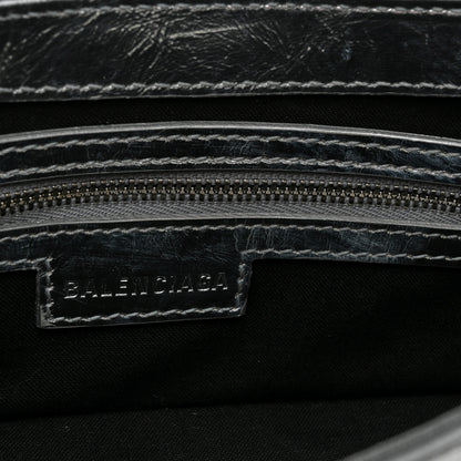 Balenciaga Smooth Metallic Calfskin Small Lindsay Shoulder Bag Silver 8 of 11