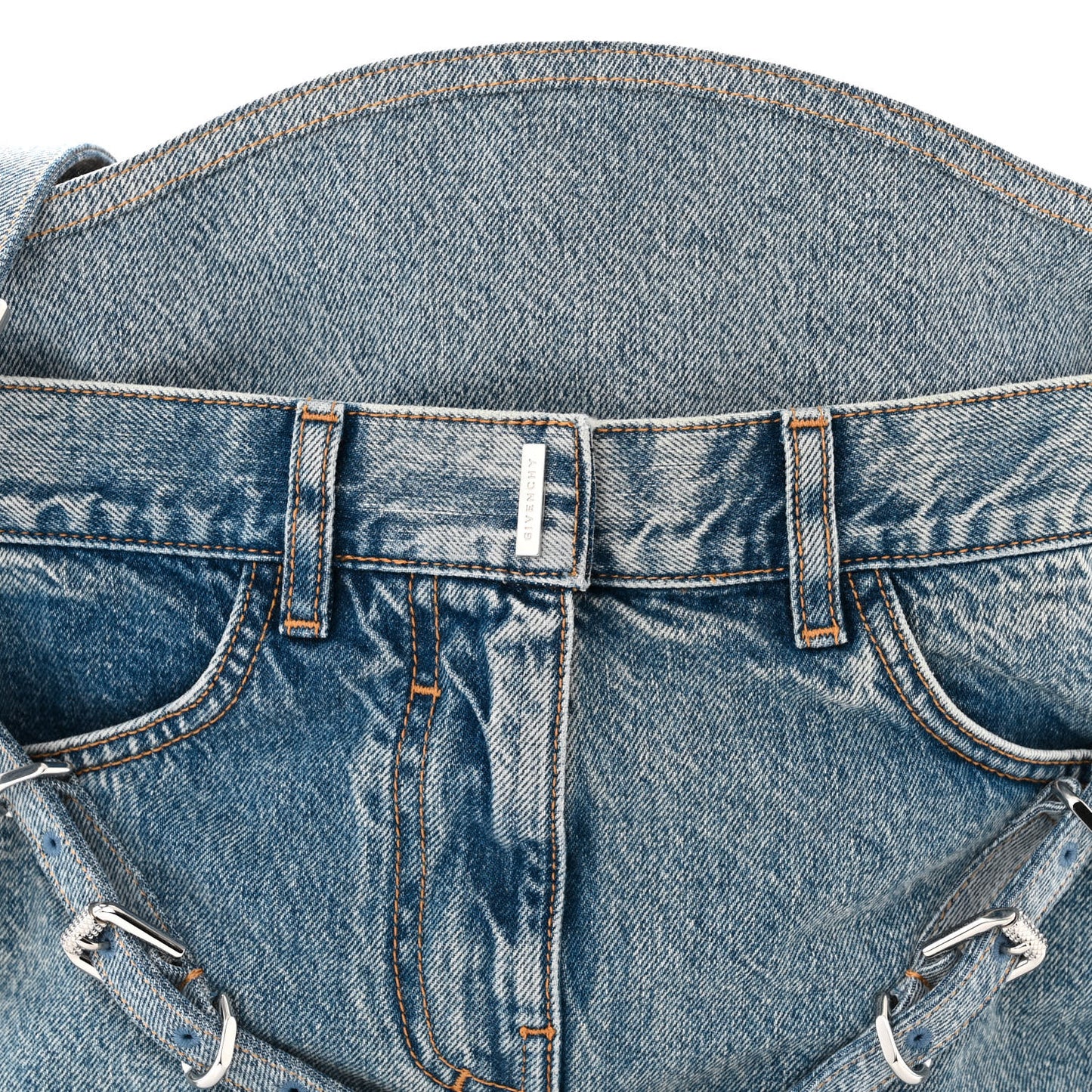 Boyfriend Denim Medium Voyou Bag Medium Blue