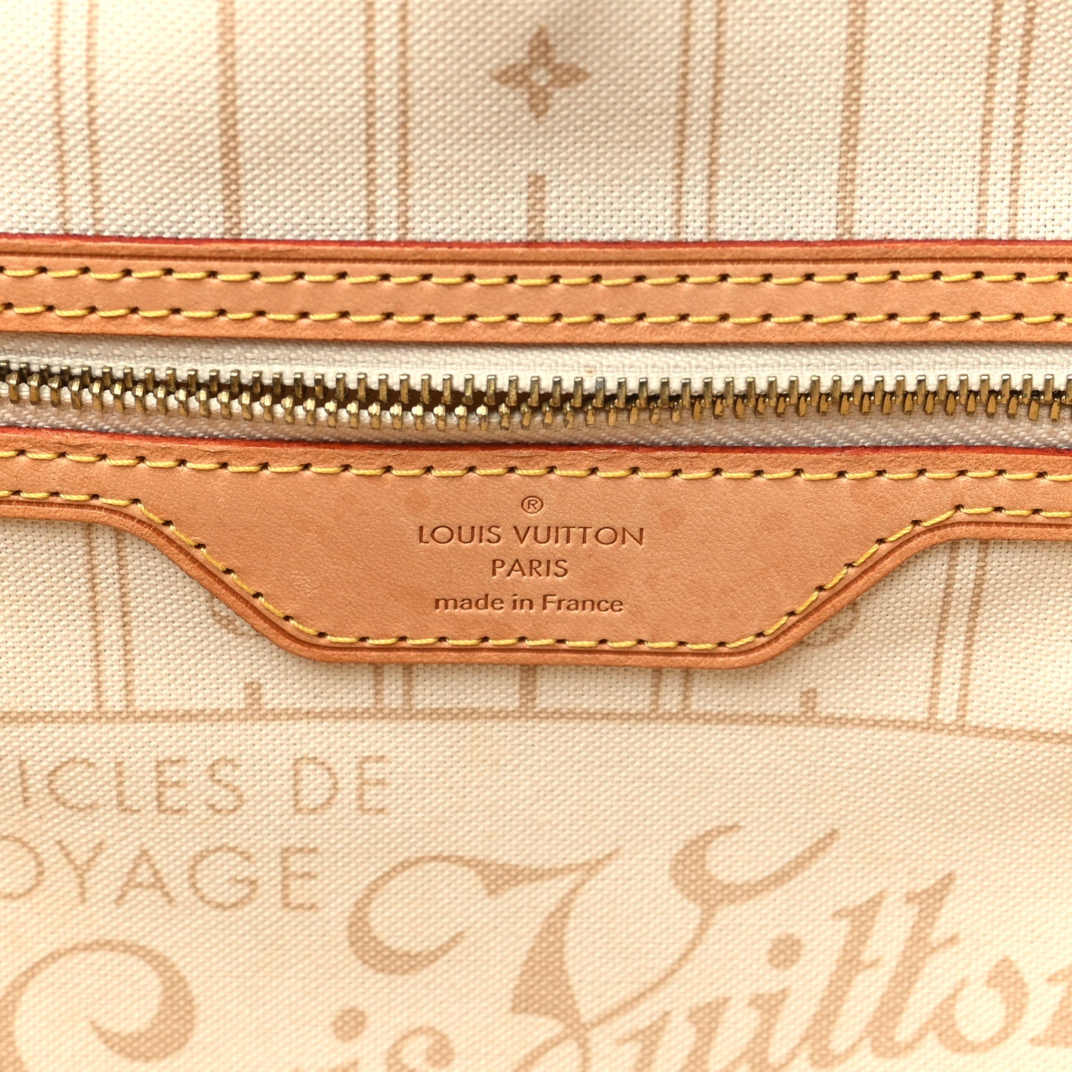 Louis Vuitton Damier Azur Neverfull PM 6 of 9