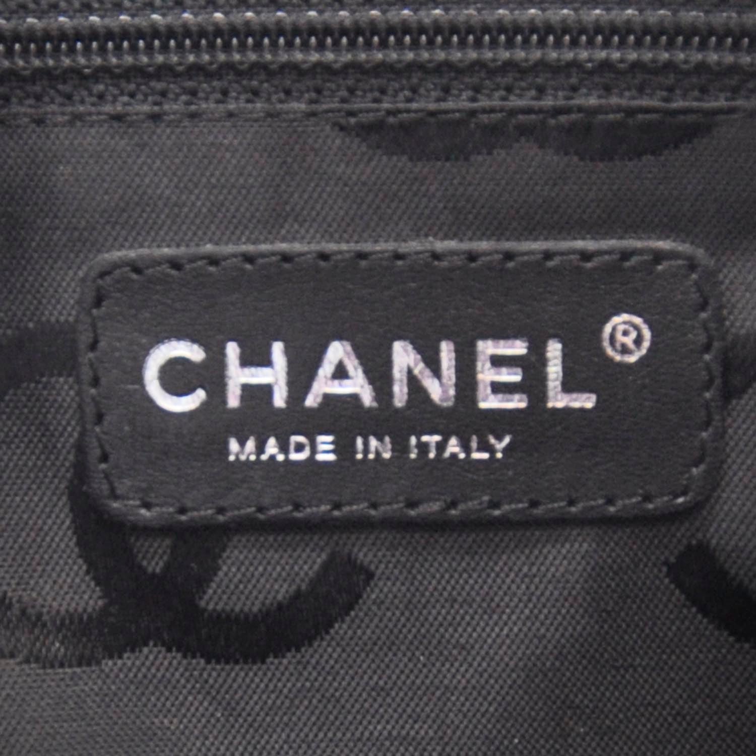 Chanel Calfskin Quilted Cambon Pochette Pink Black 7 of 9