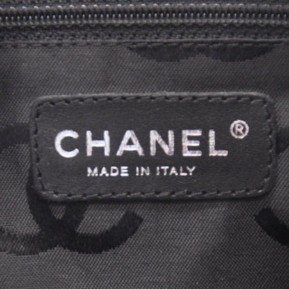 Chanel Calfskin Quilted Cambon Pochette Pink Black 7 of 9