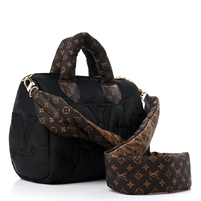 Louis Vuitton Econyl Mini Monogram Pillow Speedy Bandouliere 25 Black 3 of 9
