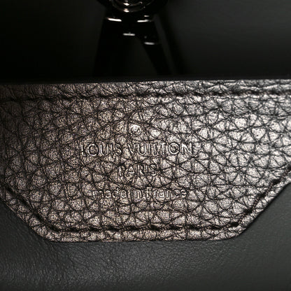 Louis Vuitton Metallic Calfskin Capucines BB Etain 6 of 9