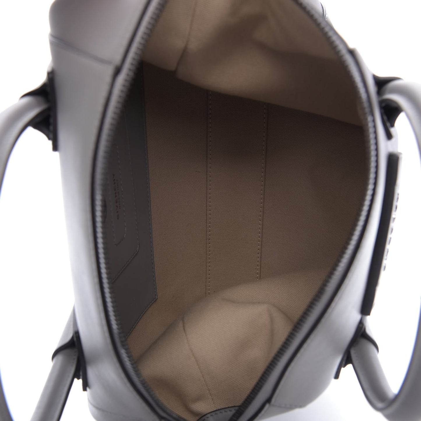 Calfskin Small Soft Antigona Pearl Grey