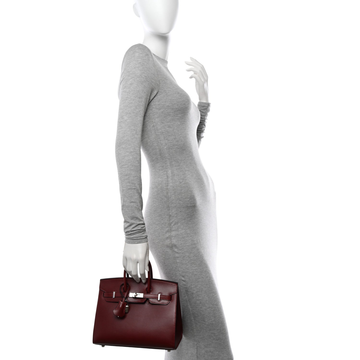 Hermes Box Birkin Sellier 25 Rouge H 2 of 13