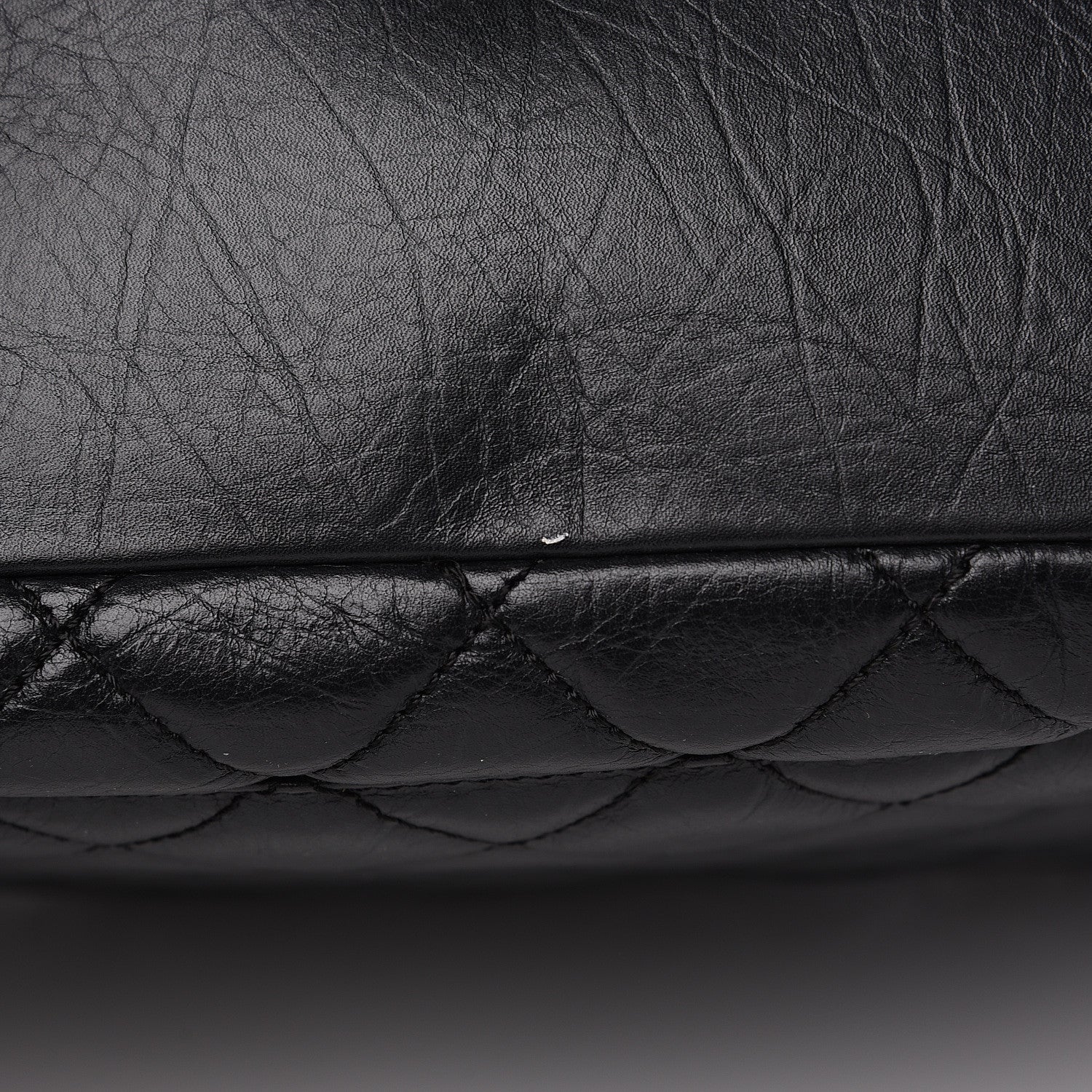 Chanel Aged Calfskin Quilted Large Cotton Club Tote Black 9 of 9
