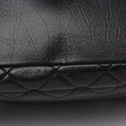Chanel Aged Calfskin Quilted Large Cotton Club Tote Black 9 of 9