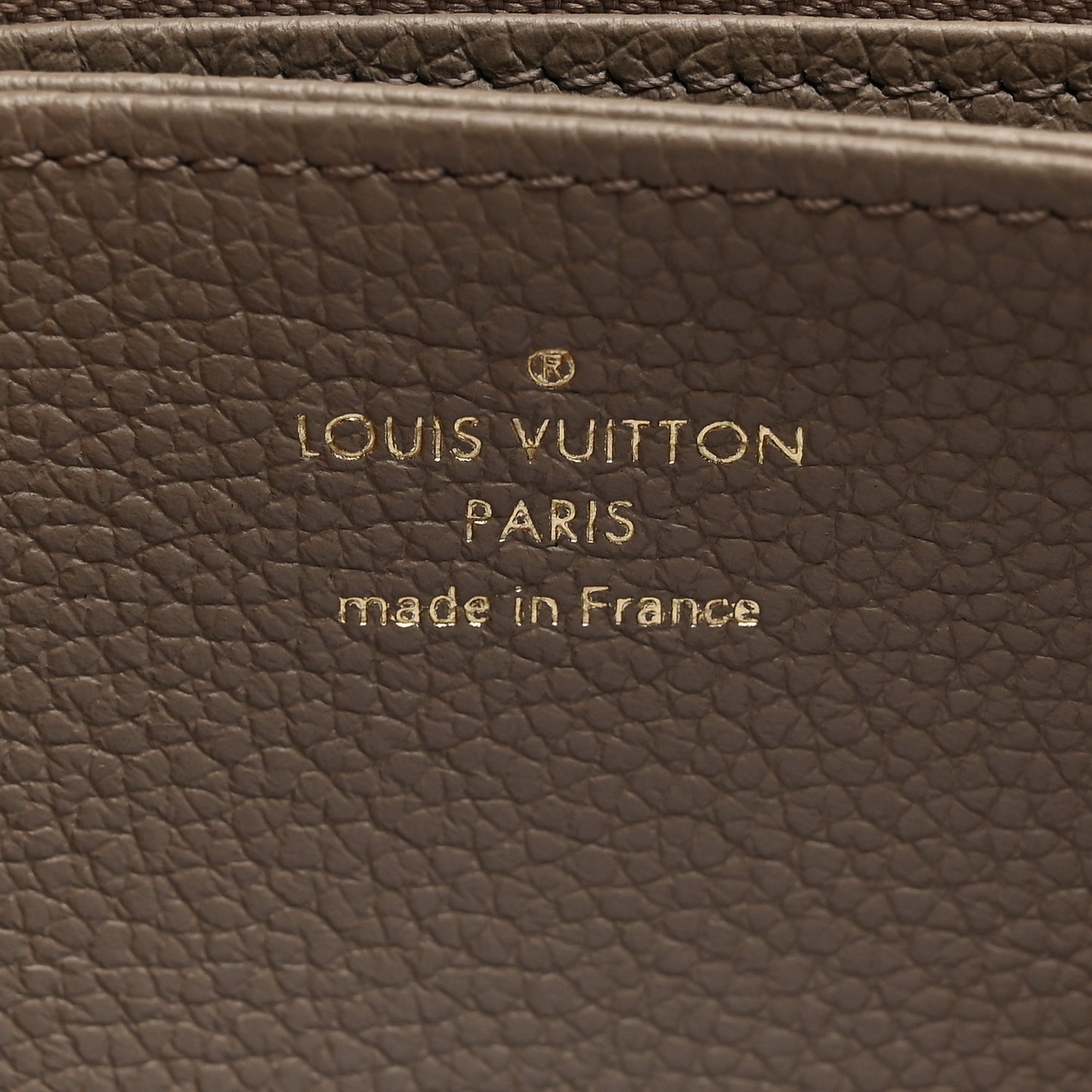 Empreinte Monogram Giant Zippy Wallet Tourterelle Creme