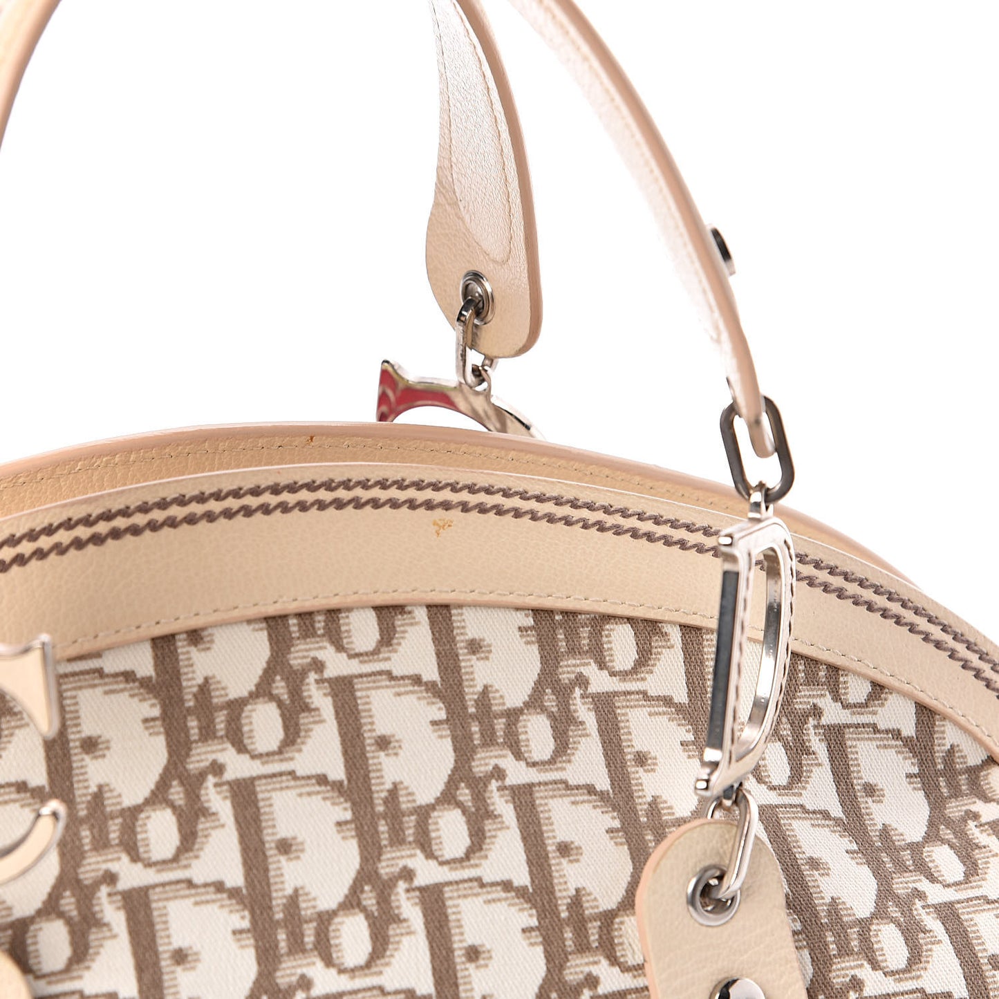 Monogram Vintage Flowers Bowler Beige