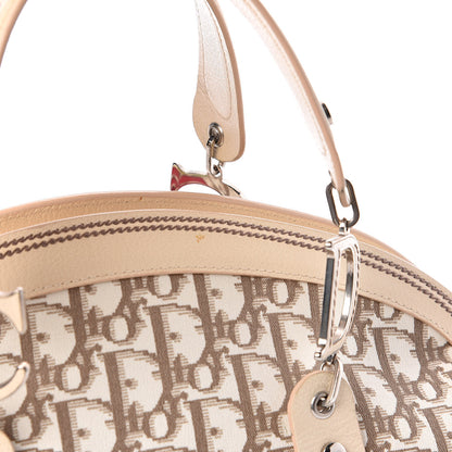 Christian Dior Monogram Vintage Flowers Bowler Beige 10 of 11