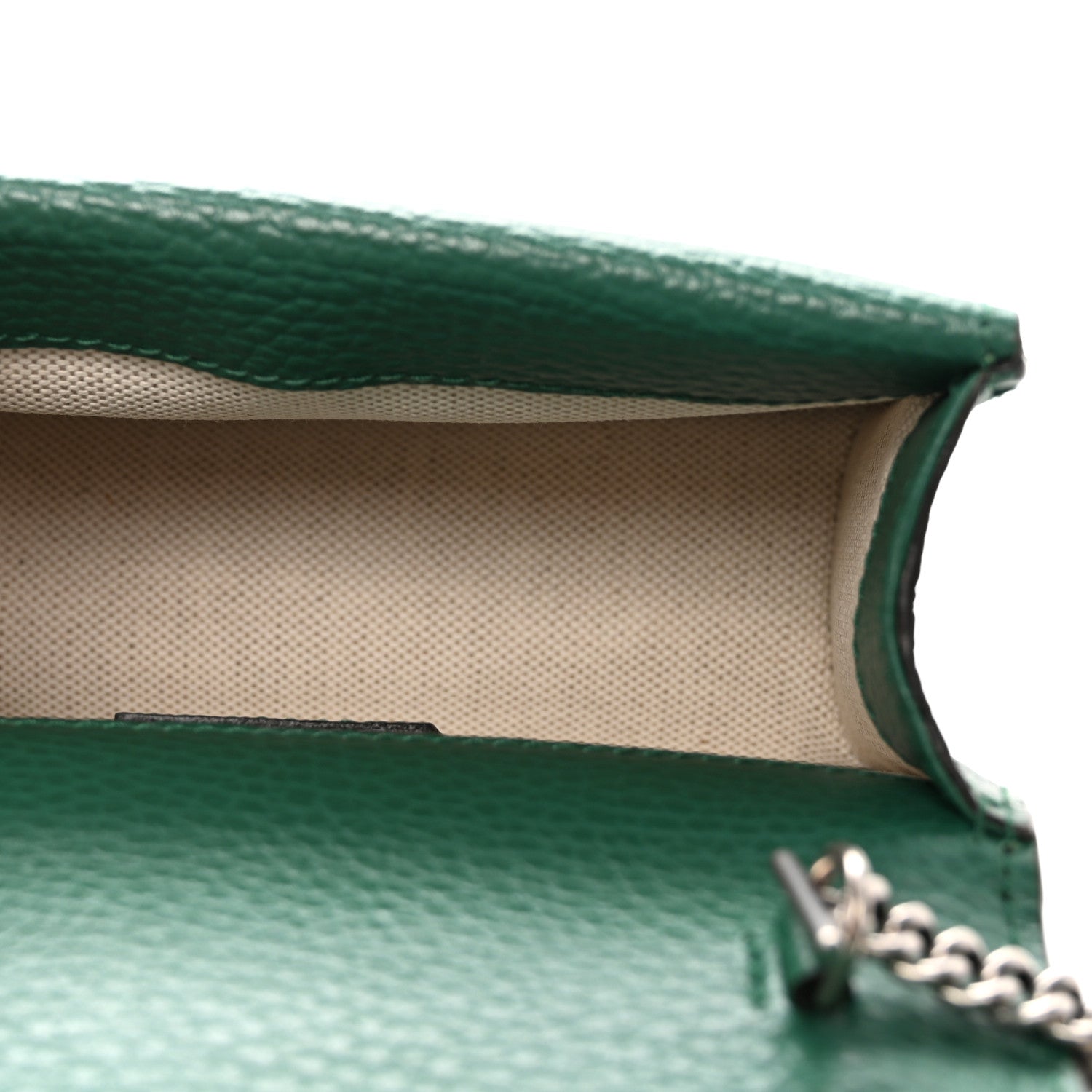 Gucci Dollar Calfskin Crystal Mini Dionysus Top Handle Bag Emerald