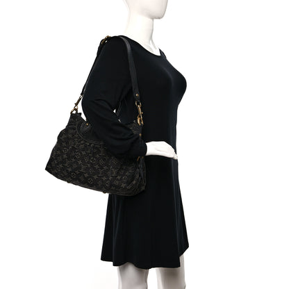 Louis Vuitton Denim Neo Cabby MM Black 2 of 8