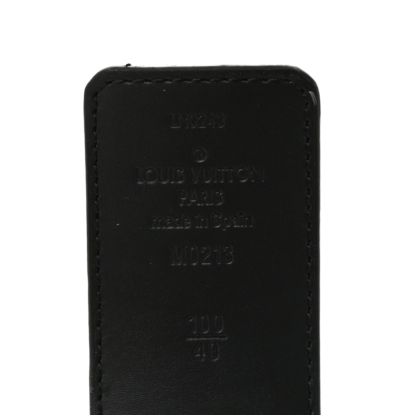 Damier Graphite 40mm LV Initiales 100 40 Belt