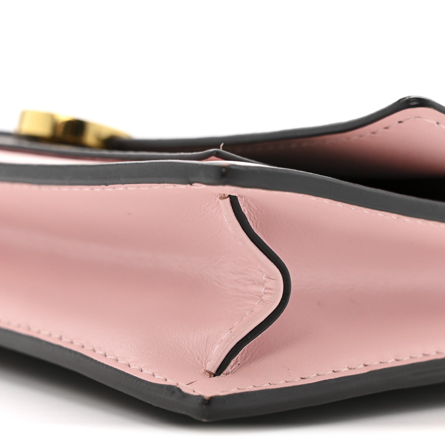 Monogram Flore Chain Wallet Rose Ballerine