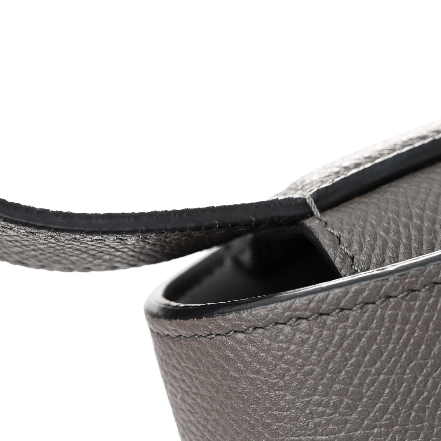 Celine Baby Grained Calfskin Medium Trotteur Grey 11 of 11