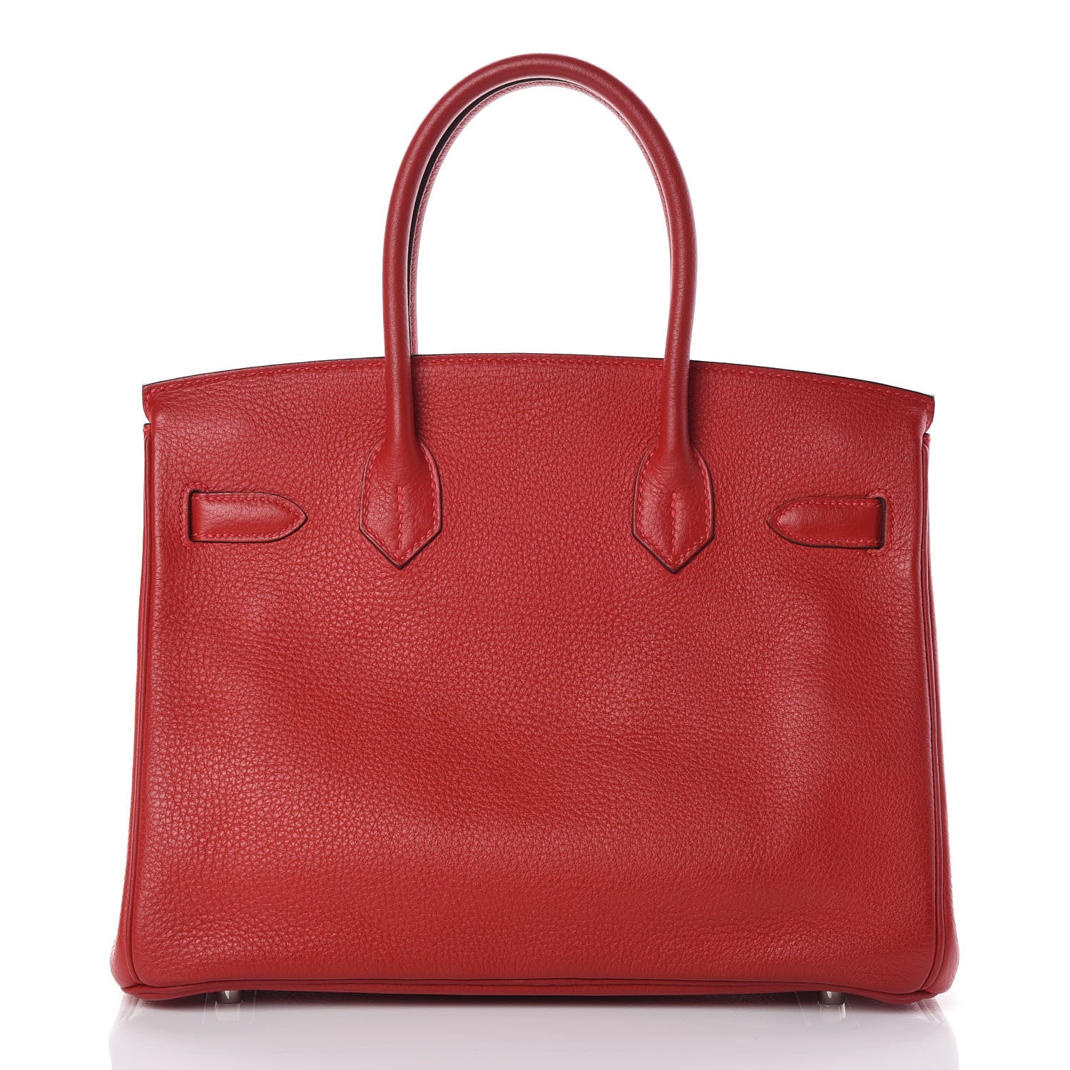 Hermes Taurillon Clemence Birkin 30 Rouge Casaque 4 of 31