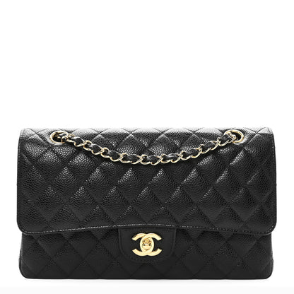 Chanel Caviar Quilted Medium Double Flap Black 1 of 10