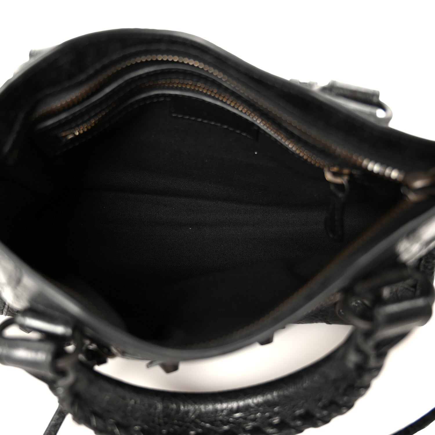 Balenciaga Agneau Arena Classic Hardware Le City Mini  Black 5 of 11