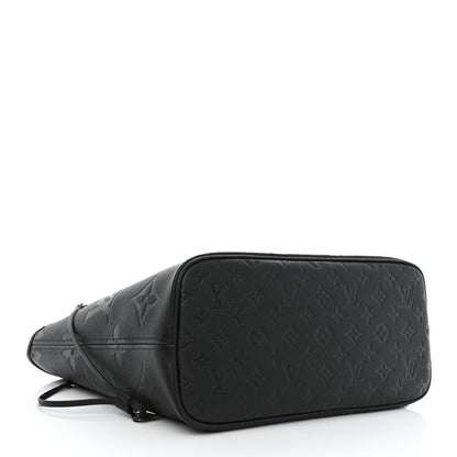Louis Vuitton Empreinte Monogram Giant Neverfull MM Black 4 of 8