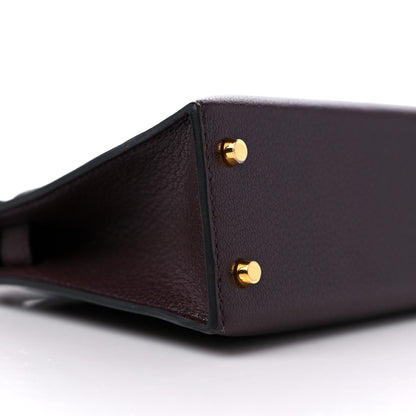 Hermes Chevre Mysore Mini Kelly Sellier 20 Rouge Sellier 9 of 10