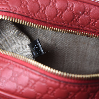 Gucci Microguccissima Mini Bree Messenger Bag Red 7 of 10