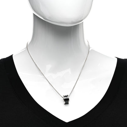 Bulgari Sterling Silver Ceramic Save The Children Pendant Necklace 2 of 6