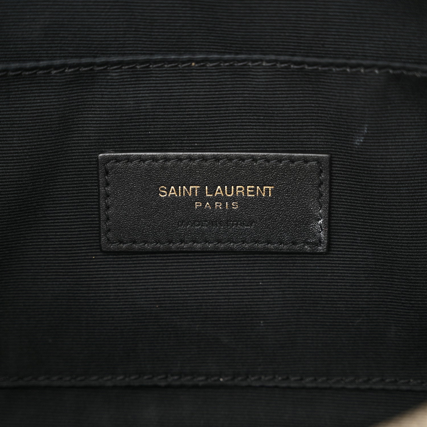 Saint Laurent Grain De Poudre Monogram Belt Bag Black 6 of 12