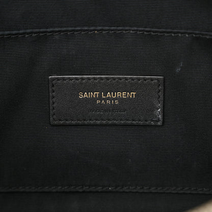 Saint Laurent Grain De Poudre Monogram Belt Bag Black 6 of 12