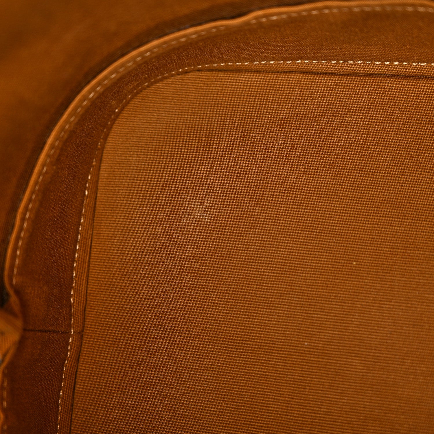 Celine Triomphe Canvas Calfskin Medium Bucket Bag Tan 10 of 12