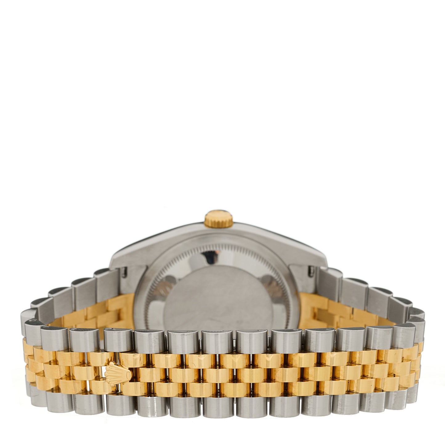 Stainless Steel 18K Yellow Gold Diamond 36mm Oyster Perpetual Datejust Watch Champagne 116233