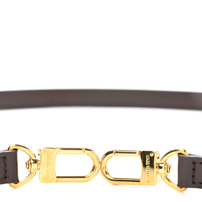 Louis Vuitton Calfskin Adjustable Shoulder Strap Brown 3 of 4