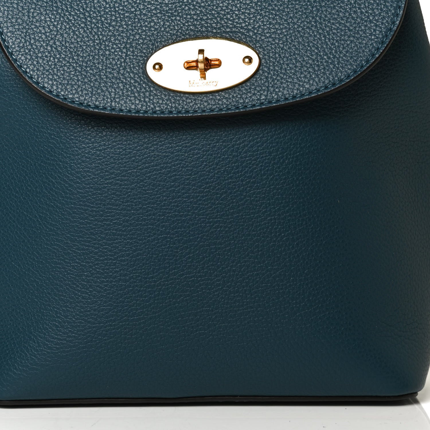 Mulberry Classic Grain Calfskin Mini Bayswater Backpack Deep Sea 8 of 12