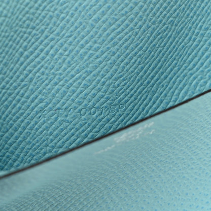 Hermes Epsom Globe Trotter Agenda Cover GM Bleu Atoll 7 of 8