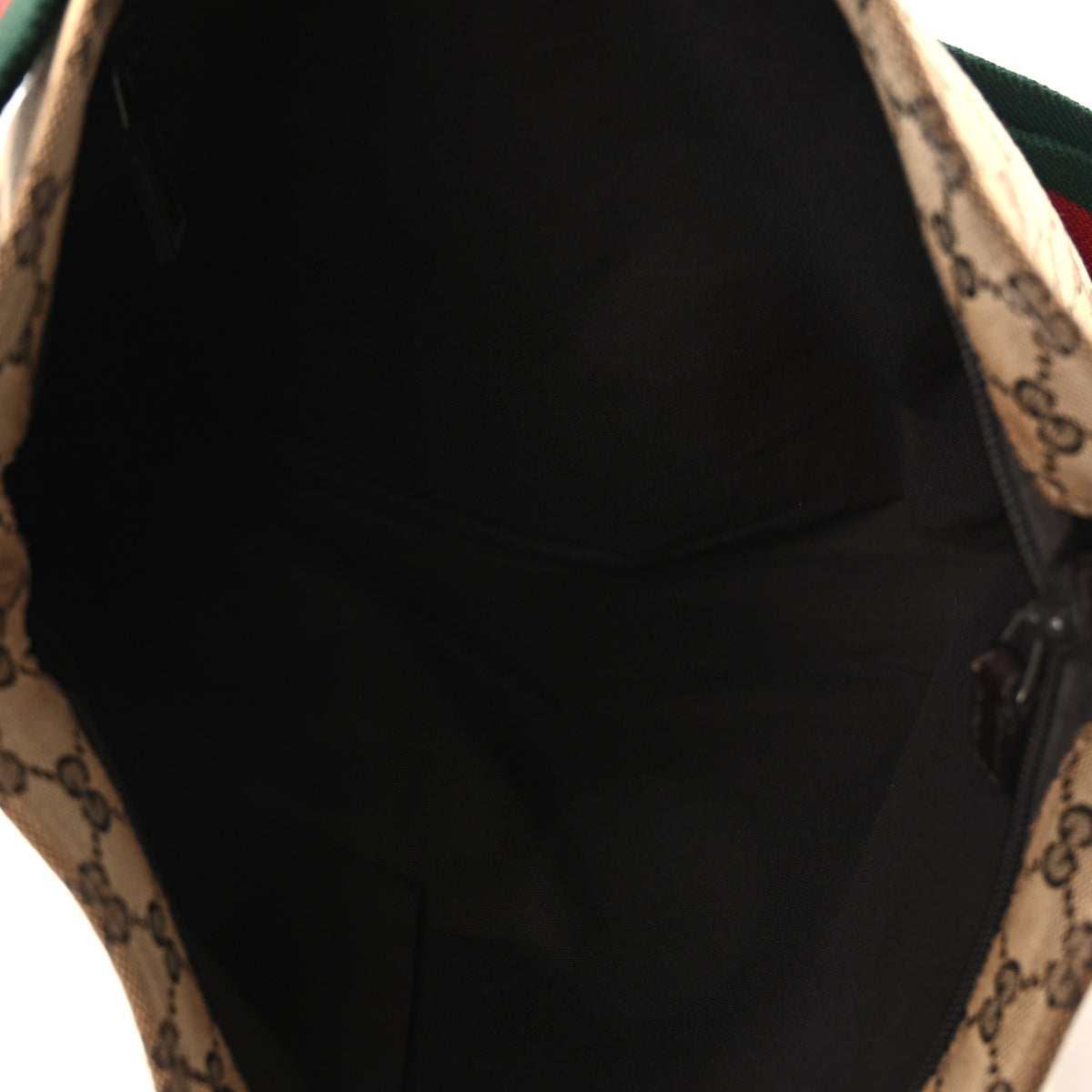 Monogram Web Medium Flat Messenger Bag Brown