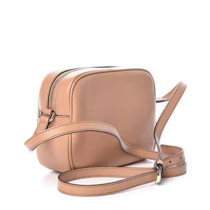 Gucci Pebbled Calfskin Small Soho Disco Bag Camelia 3 of 9