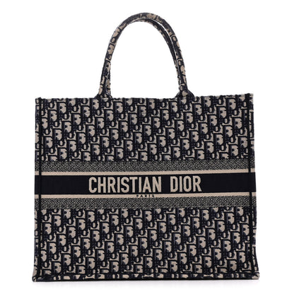 Christian Dior Oblique Large Book Tote Blue Multicolor 1 of 15