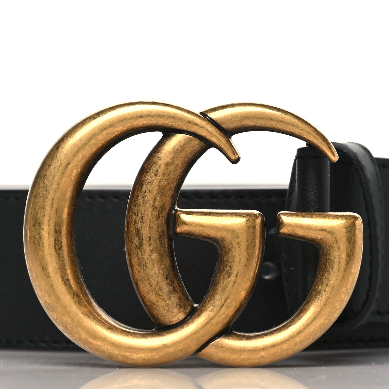 Gucci Calfskin Double G 40mm Belt 75 30 Black 2 of 6