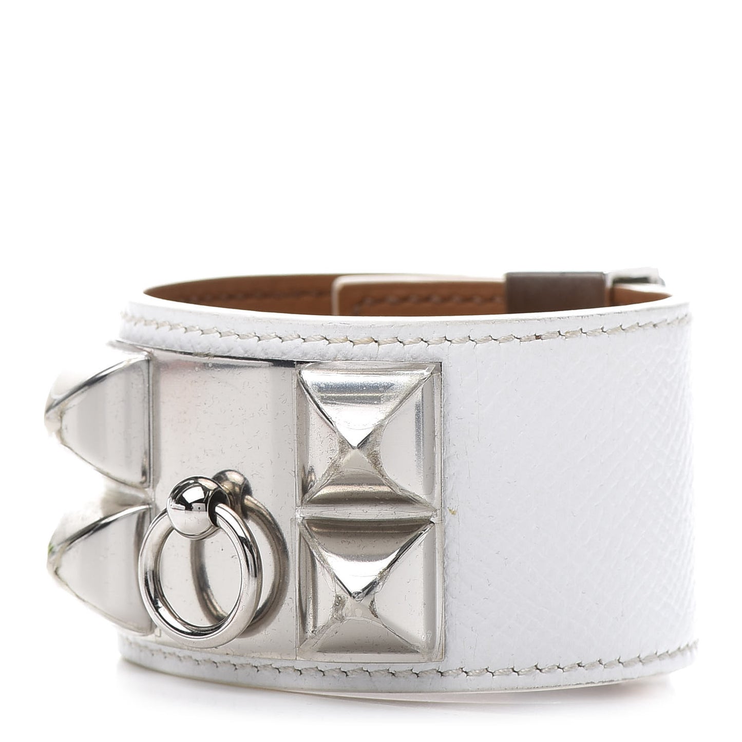 Epsom Collier de Chien CDC Bracelet T2 White