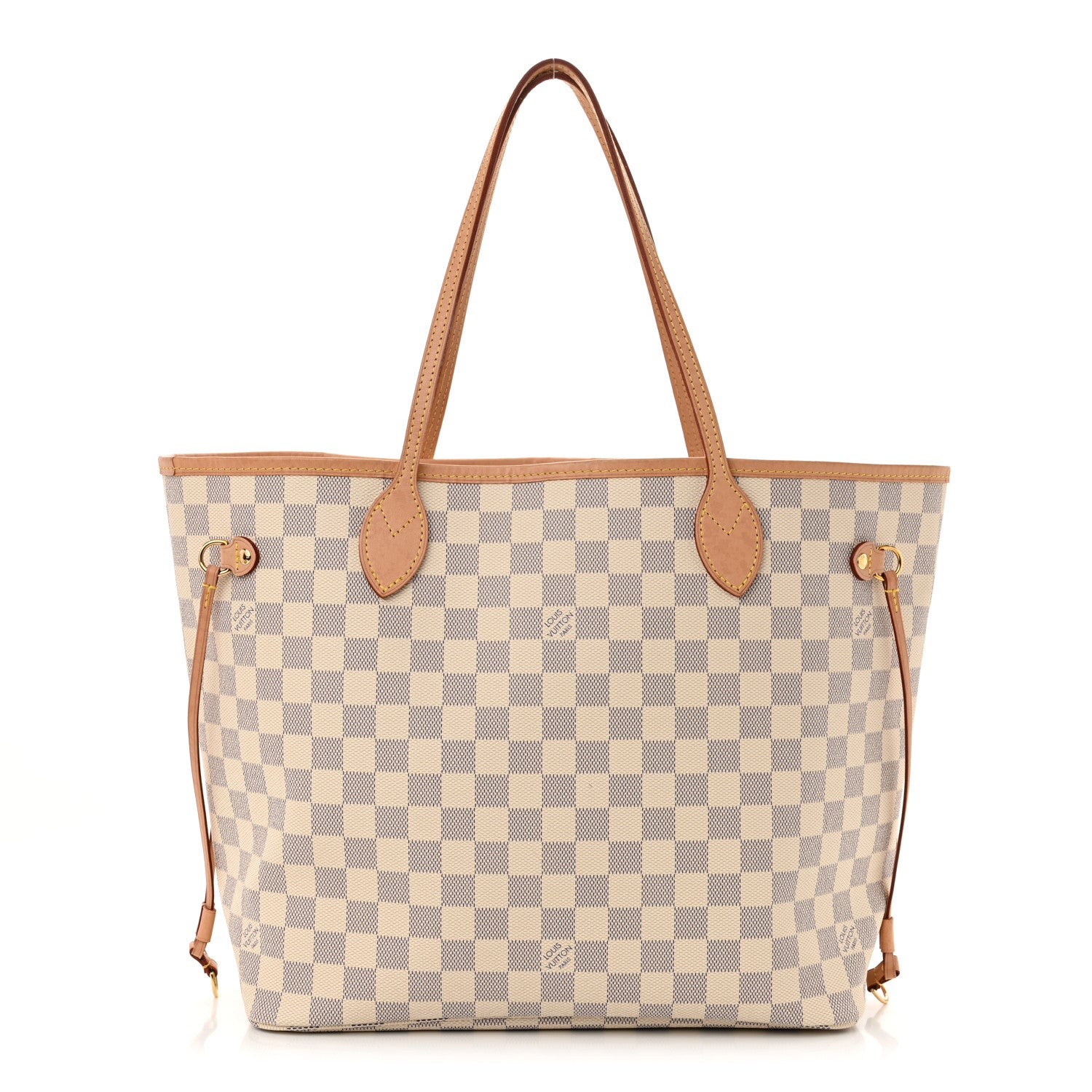 Louis Vuitton Damier Azur Neo Neverfull MM Rose Ballerine 1 of 13