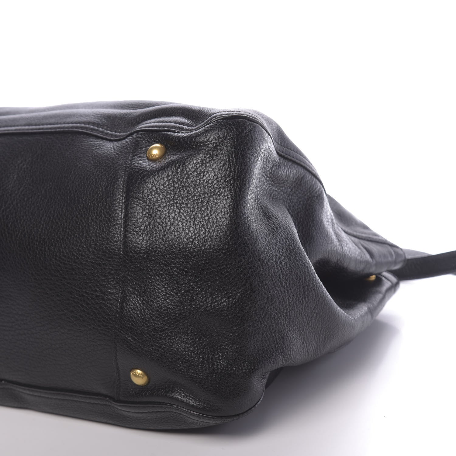 Prada Vitello Daino Tote Black 16 of 16