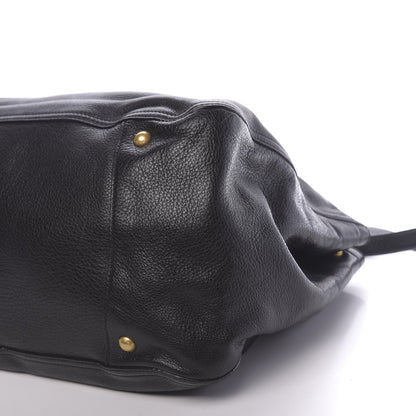 Prada Vitello Daino Tote Black 16 of 16